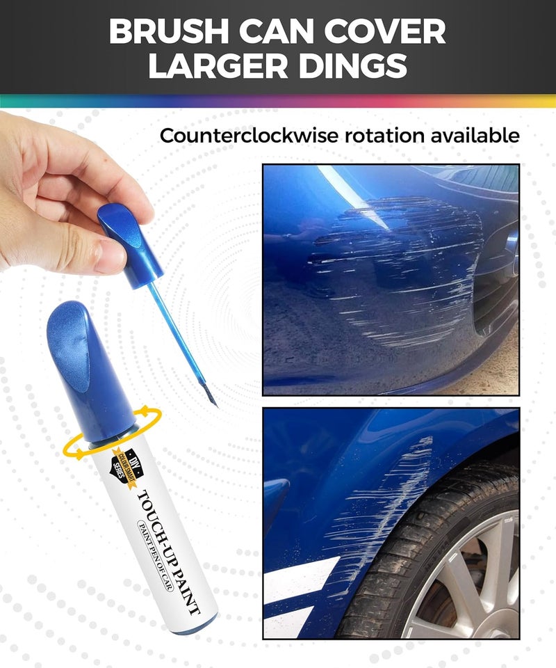 UBOG Car Paint Scratch Repair,Touch Up Paint for Cars,Touch Up Paint Pen,Car Accessories Car Scratch Repair,Car Touch Up Paint,Car Scratch Remover Pen,Car Paint Pen for Erase Car Scratches (Blue) - Image 3